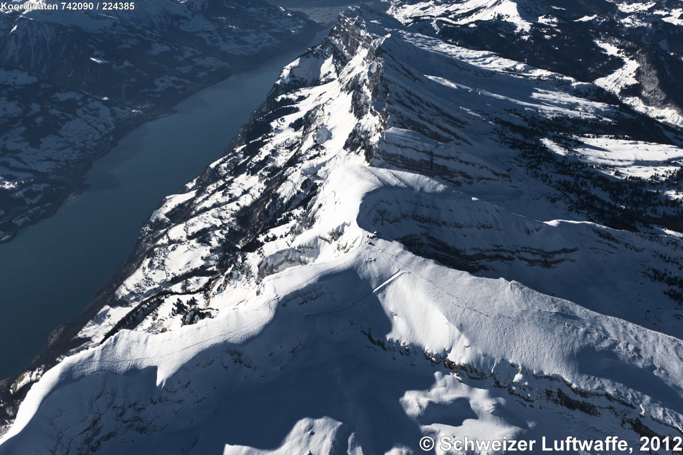 Iltios, Chäserrugg mit Blick auf Walensee, Churfirsten